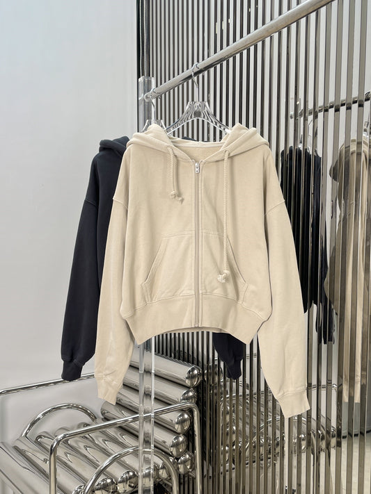 Lettering embroidered sweatshirt