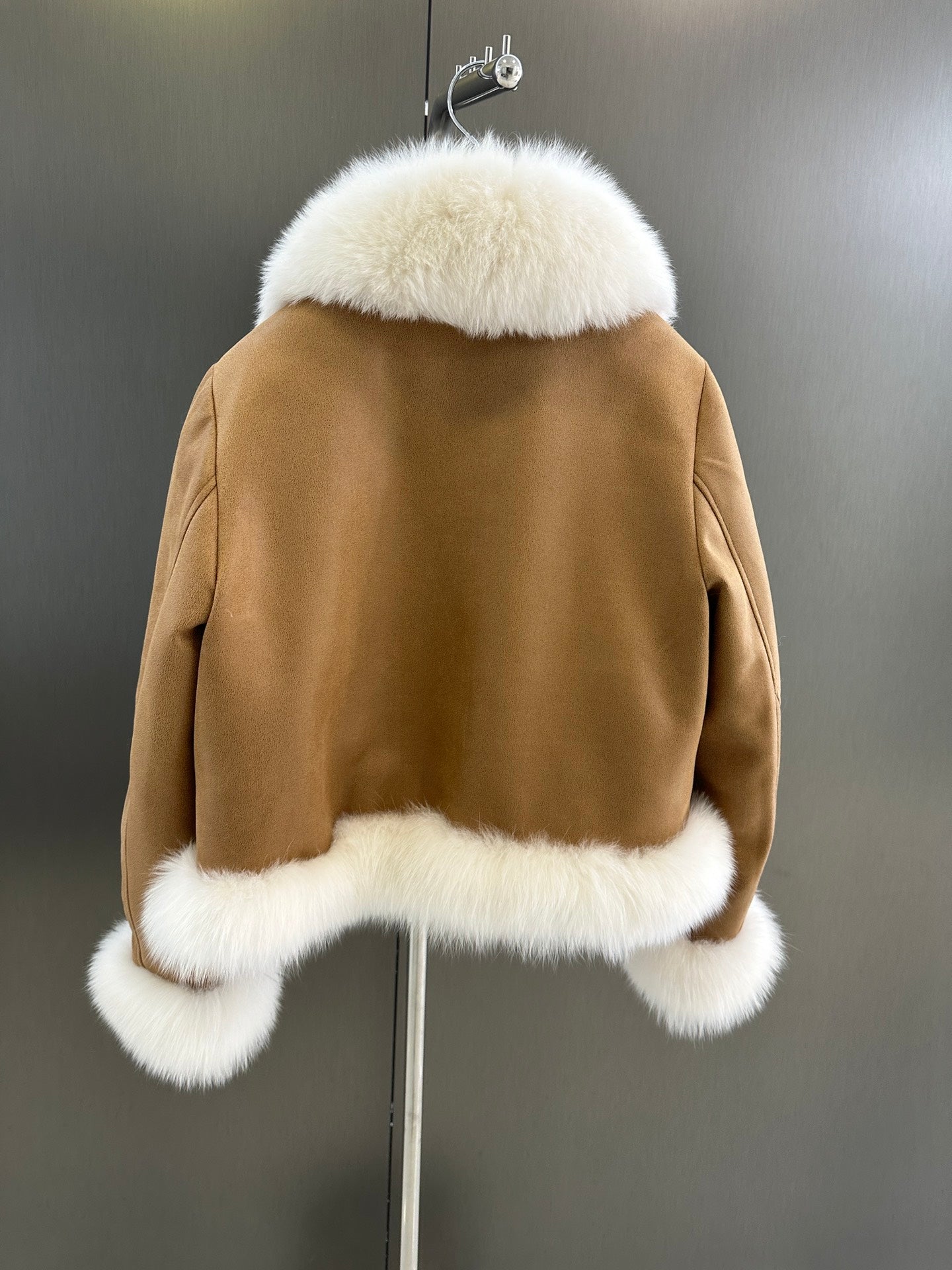 Fur collar jacket