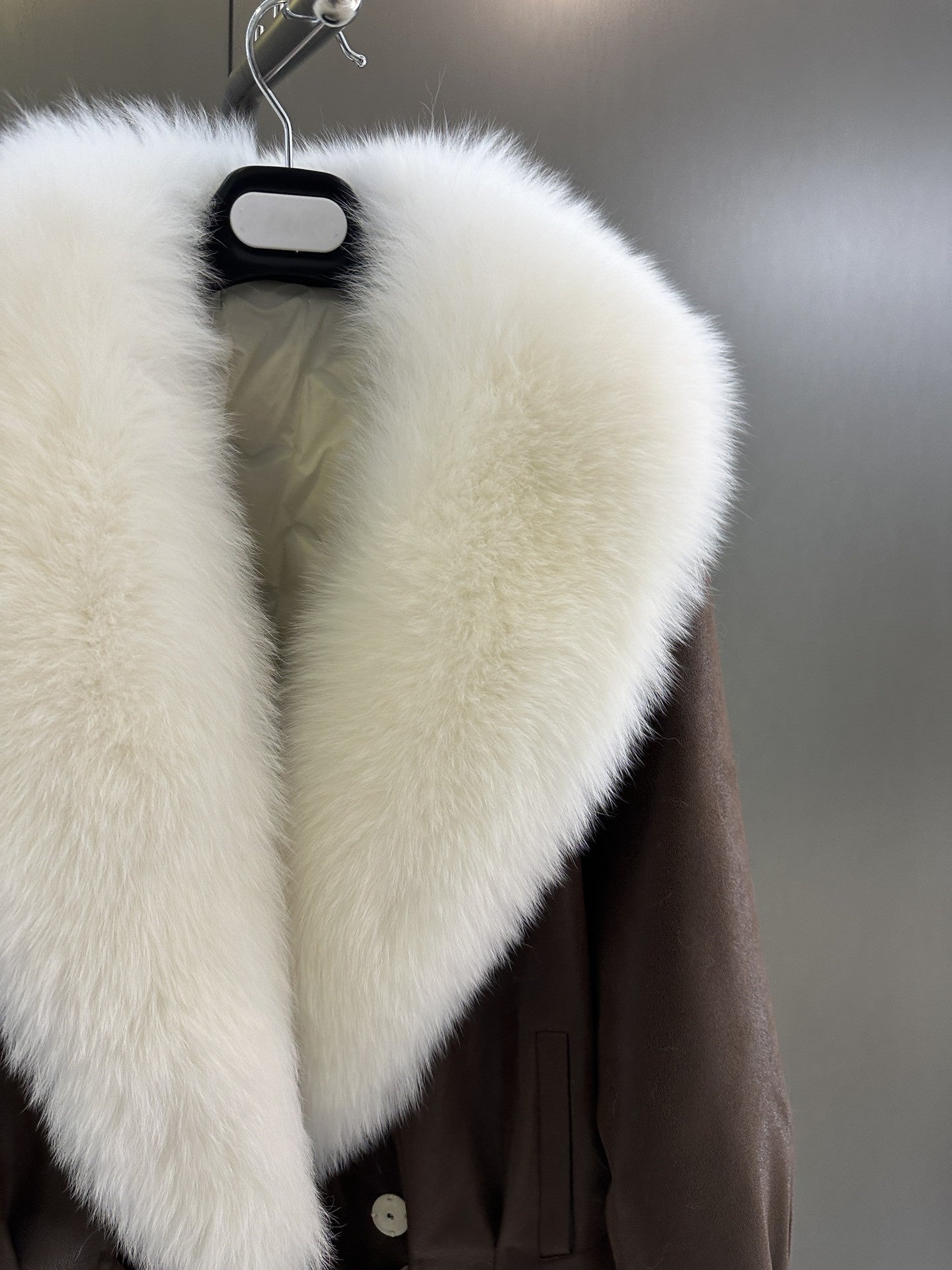 Fur collar thick jacket