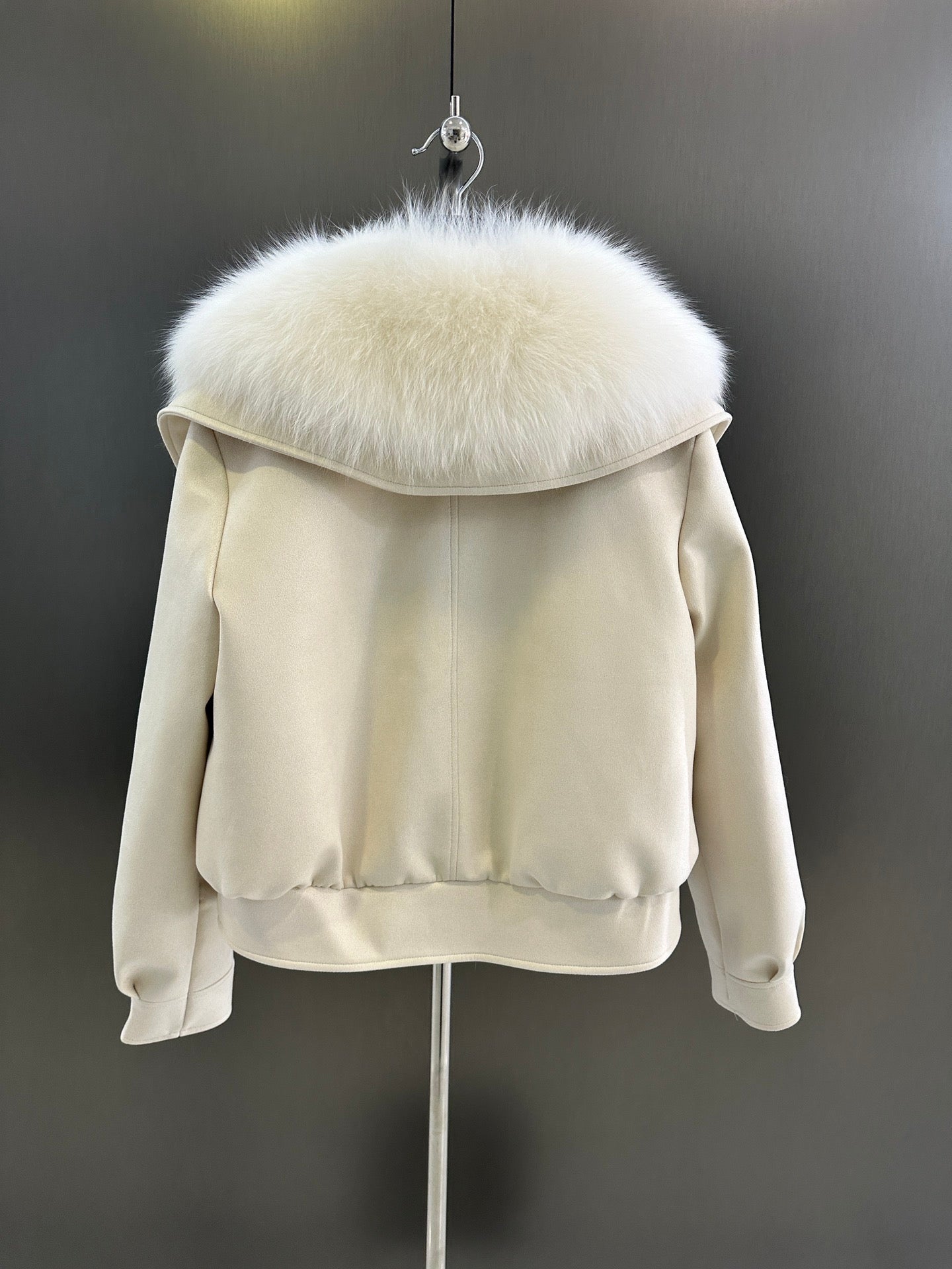 Fur collar loose jacket