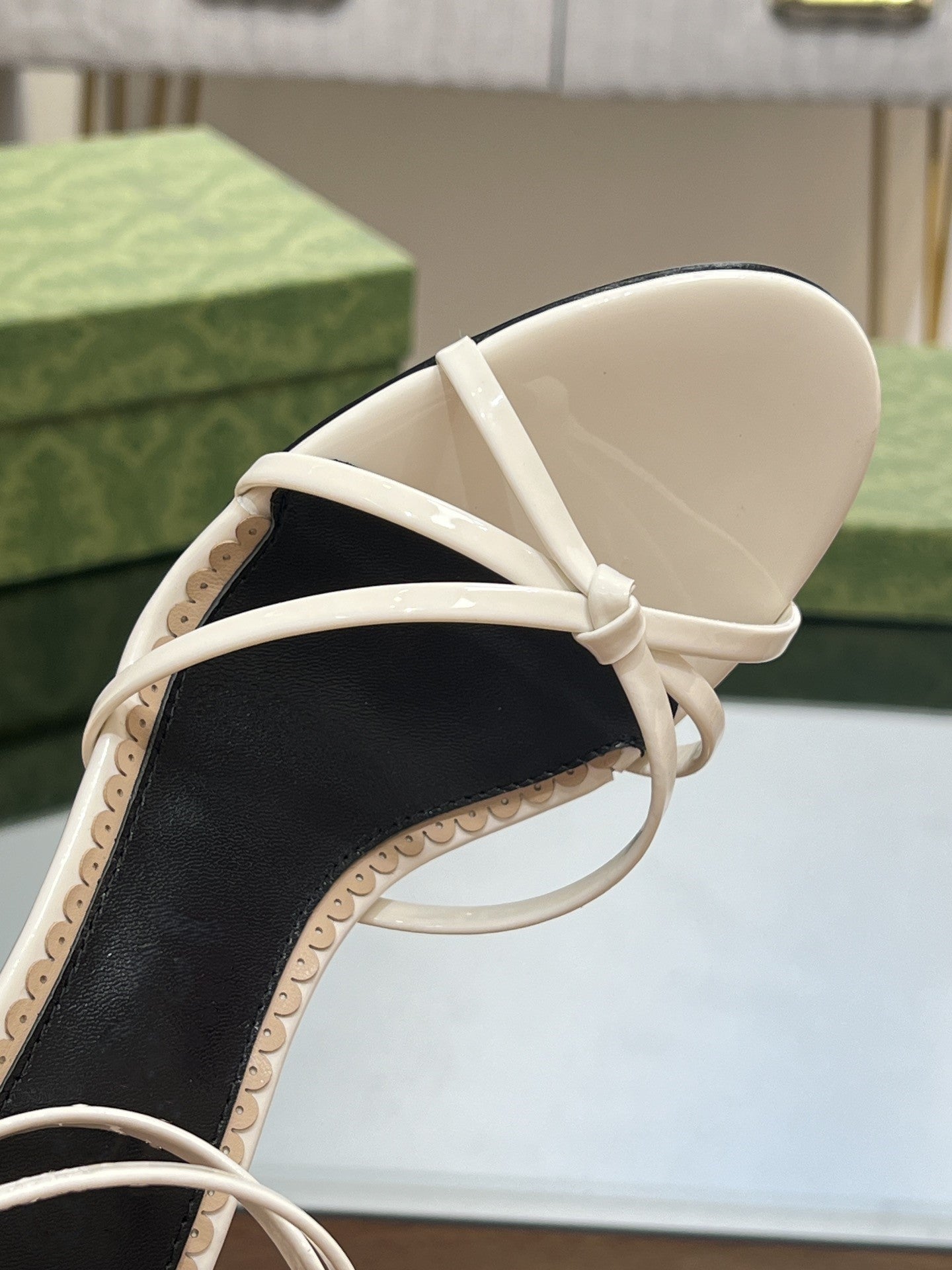 Buckled stiletto sandals