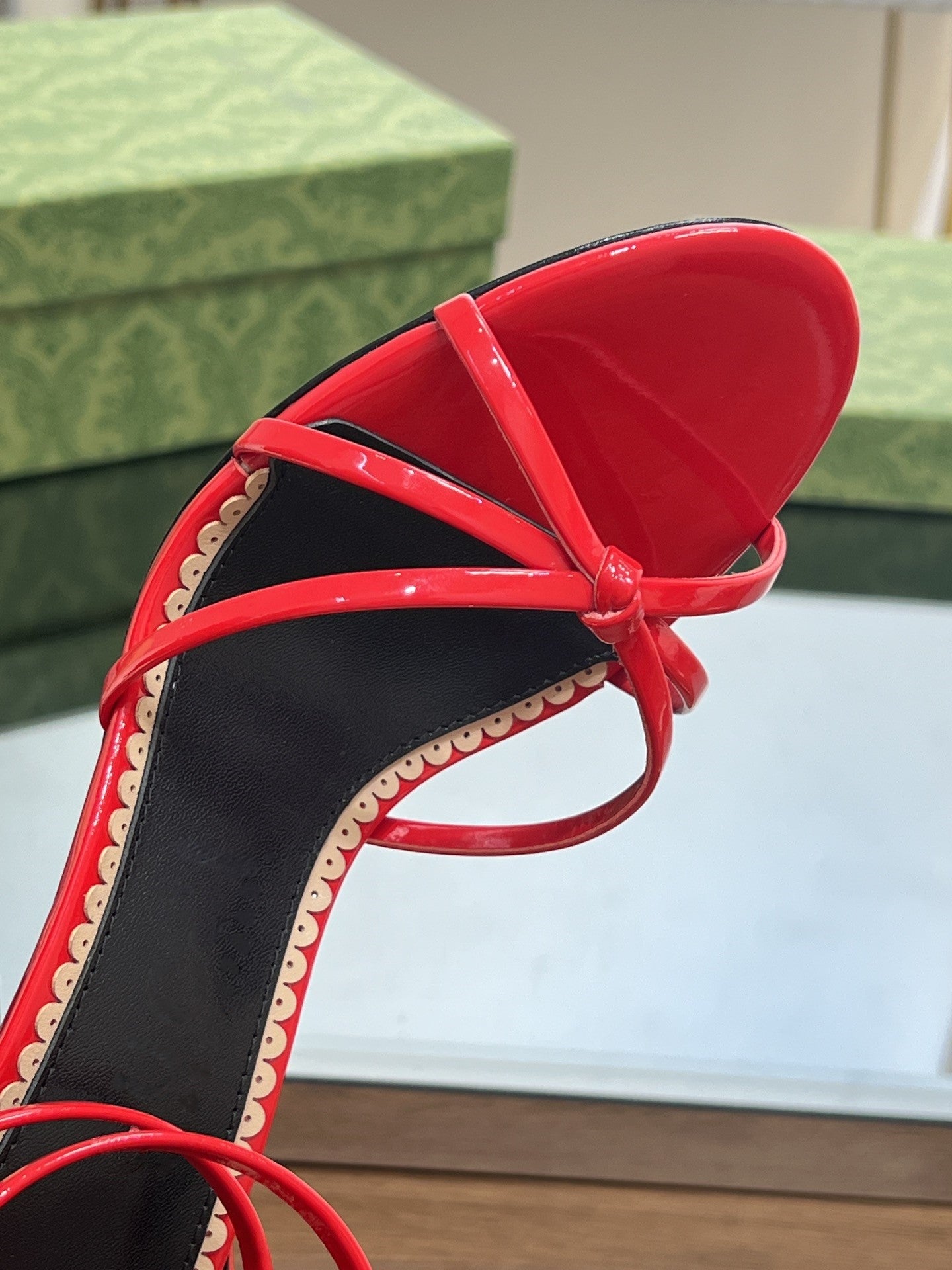 Buckled stiletto sandals
