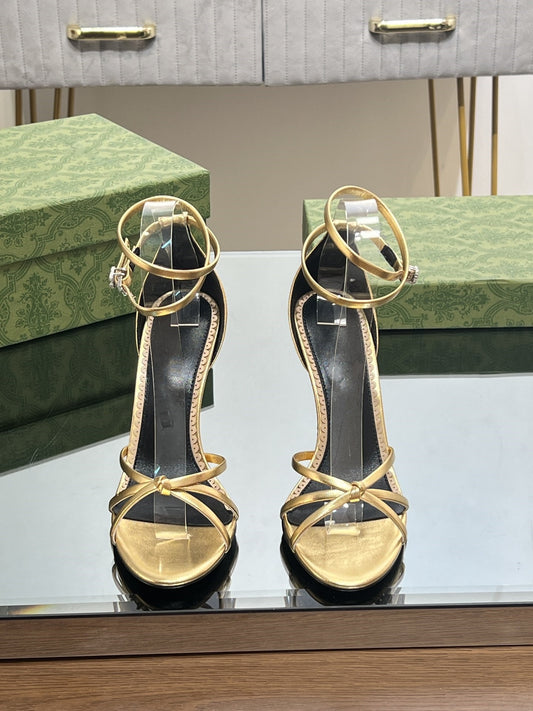 Buckled stiletto sandals