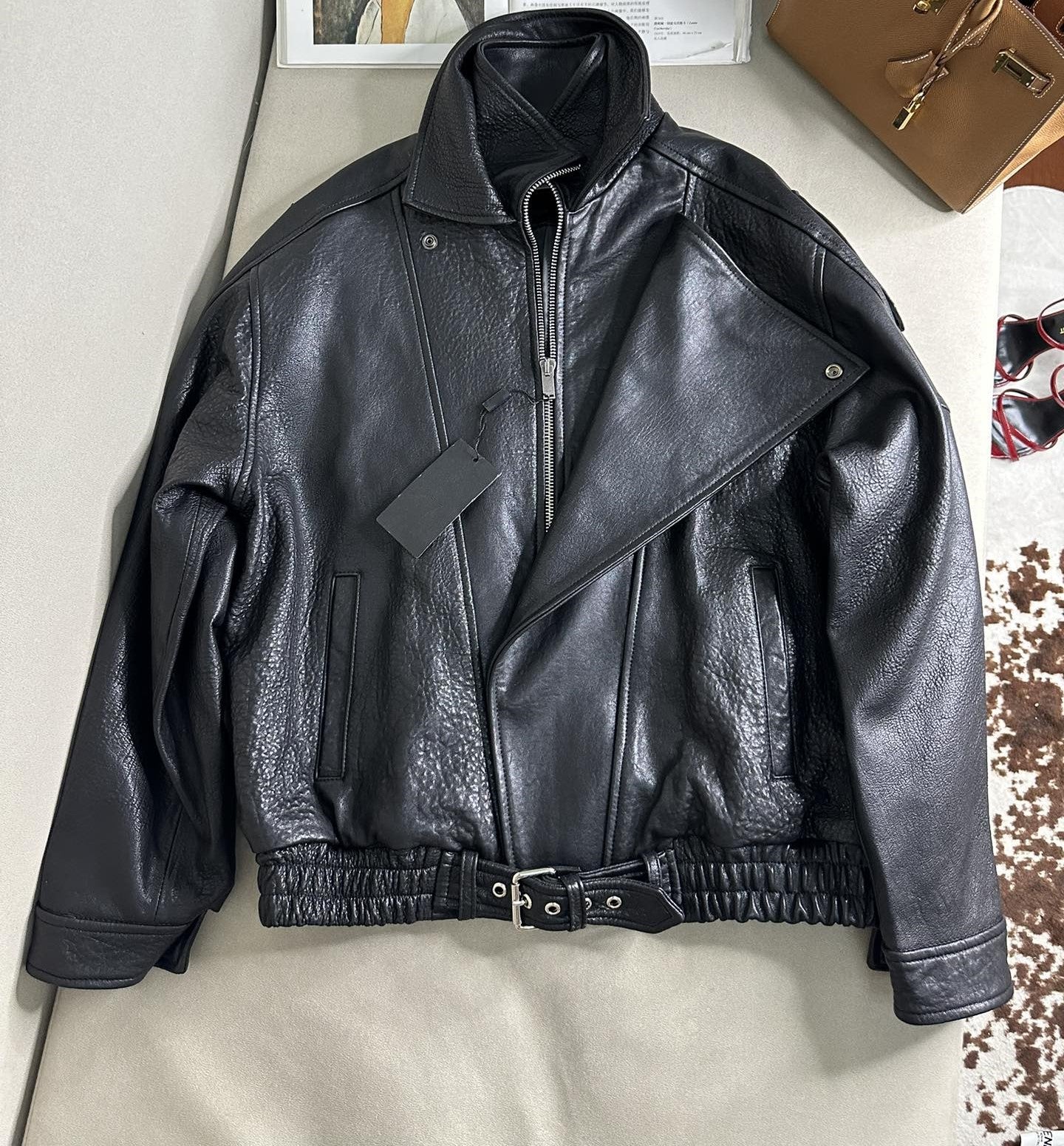 Top quality leather jacket