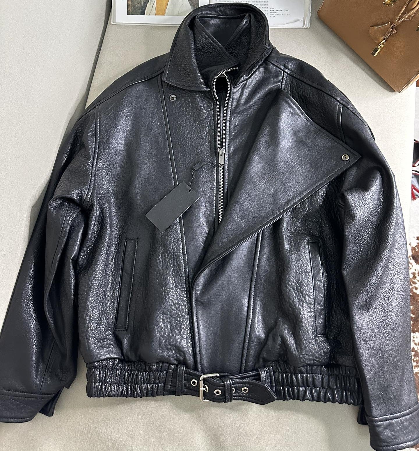 Top quality leather jacket