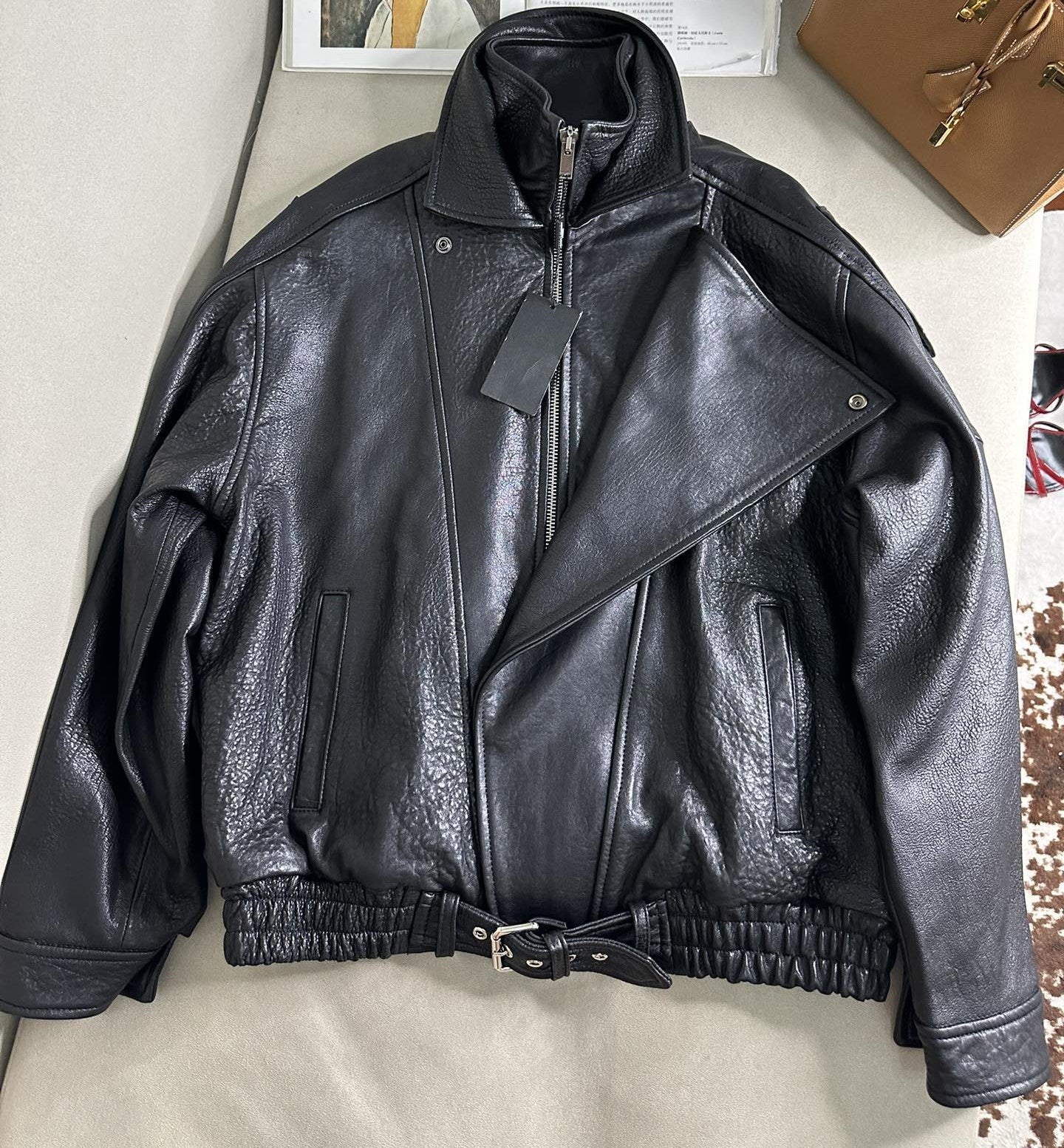 Top quality leather jacket