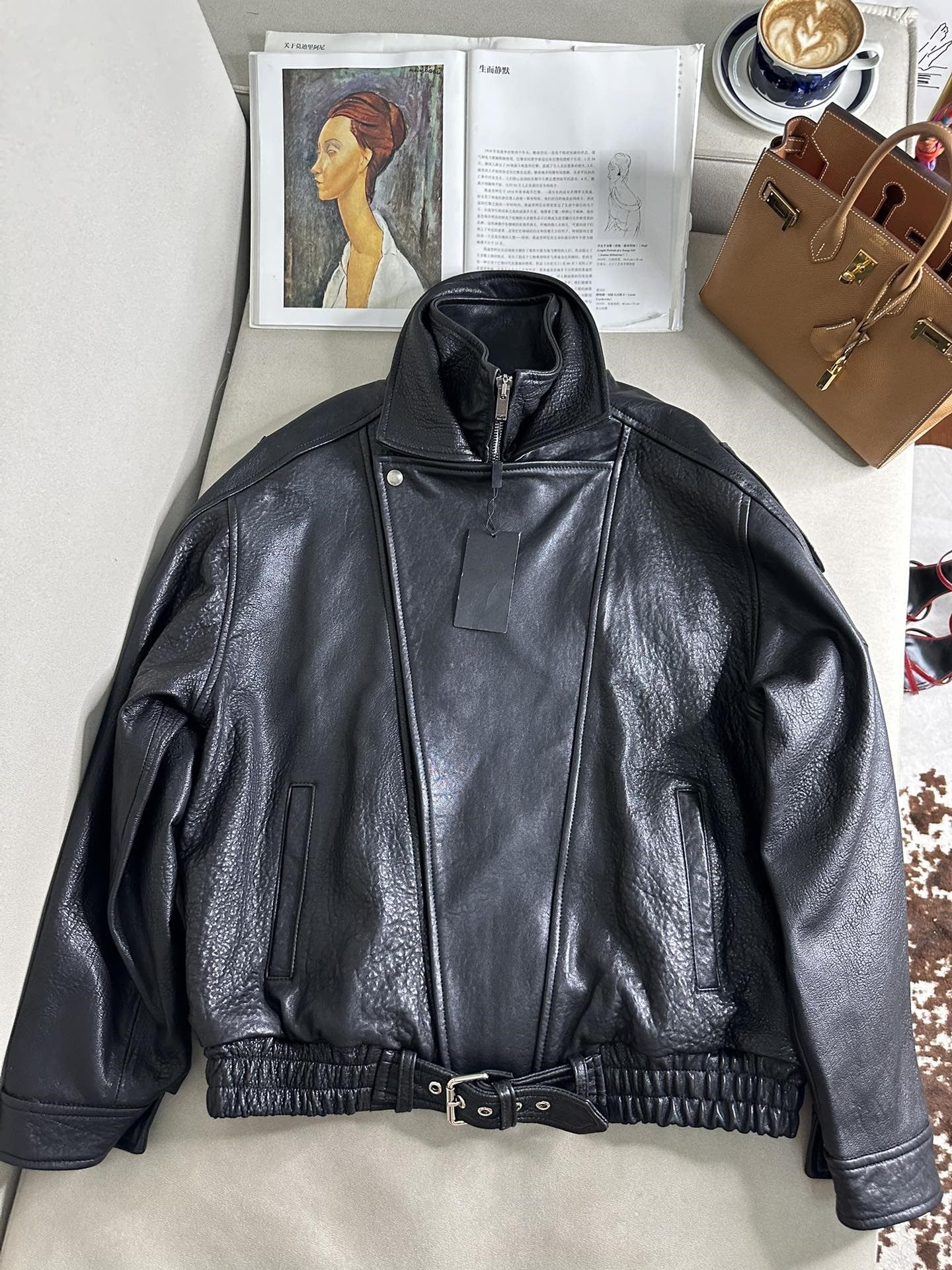Top quality leather jacket