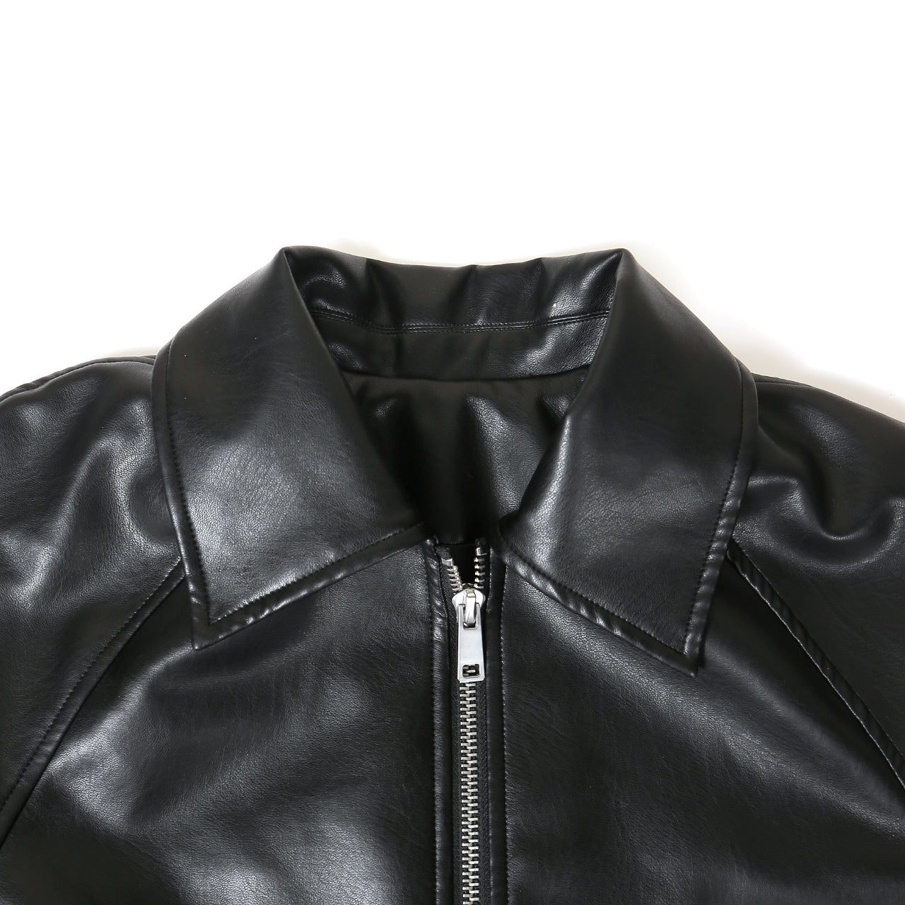 Black leather jacket
