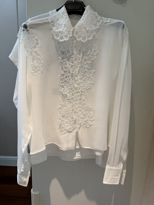 Silk floral shirt