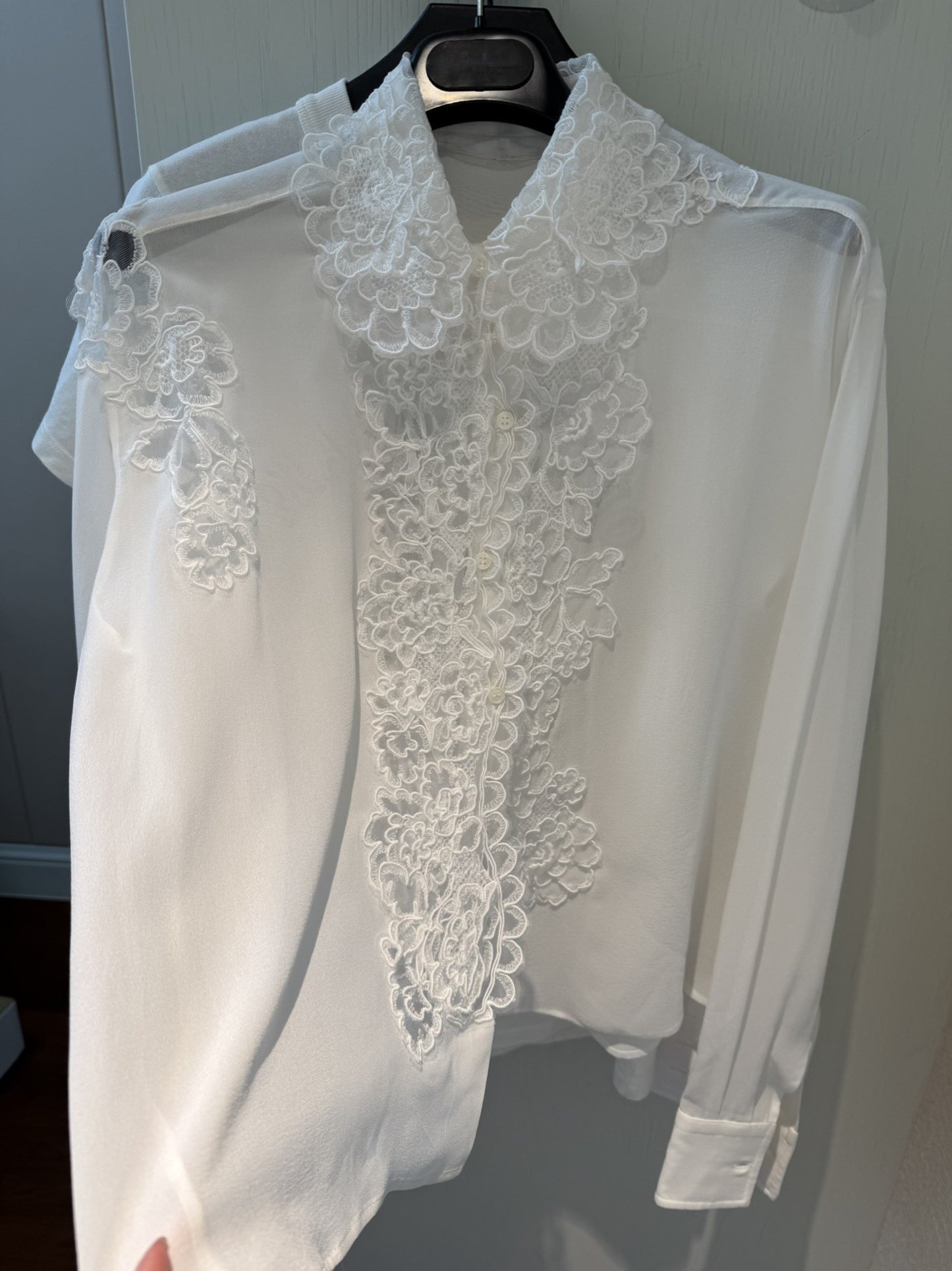 Silk floral shirt
