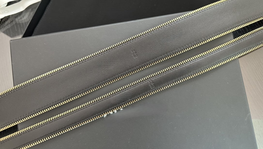 Leather belt