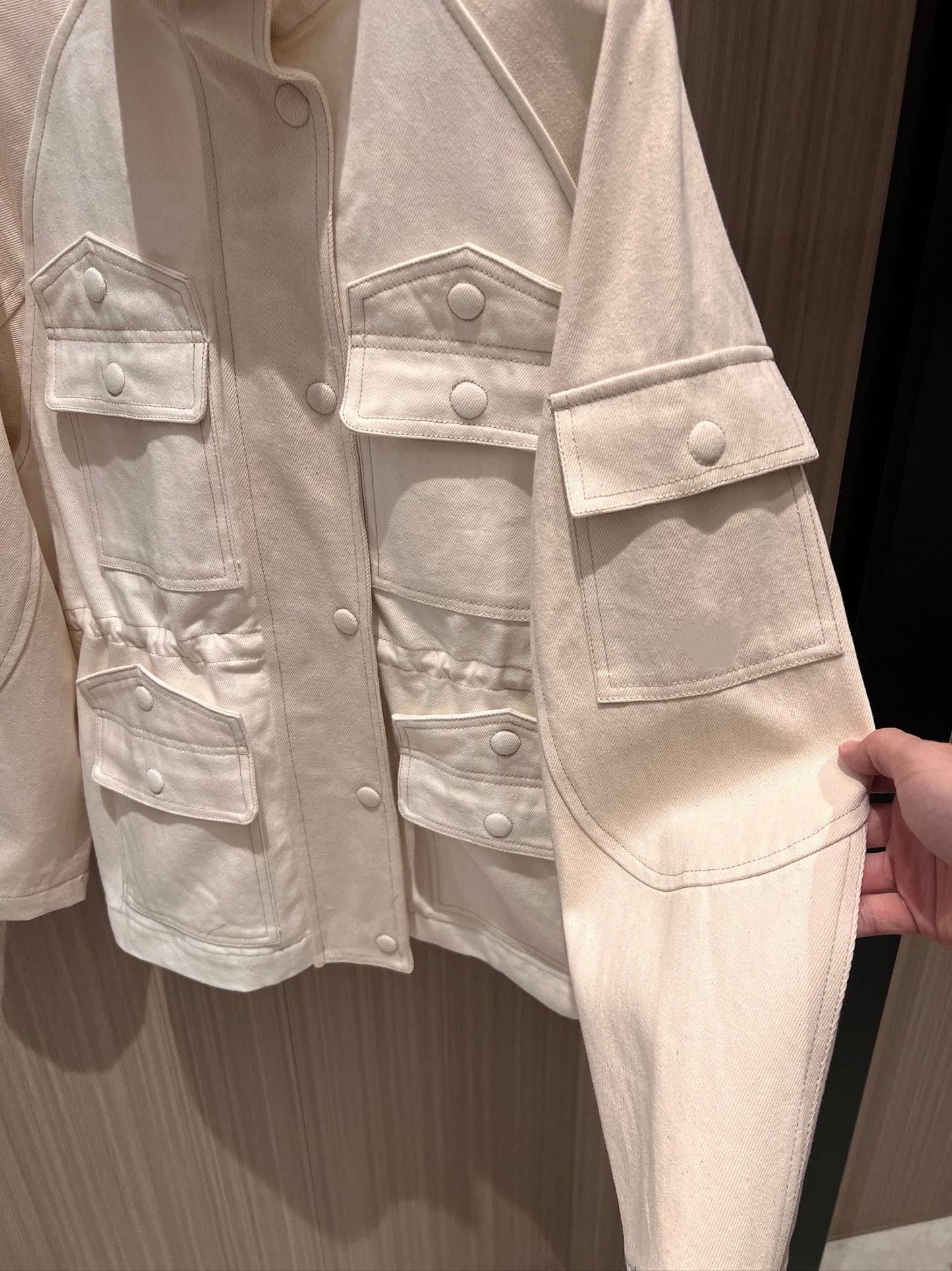 Workwear denim jacket suit