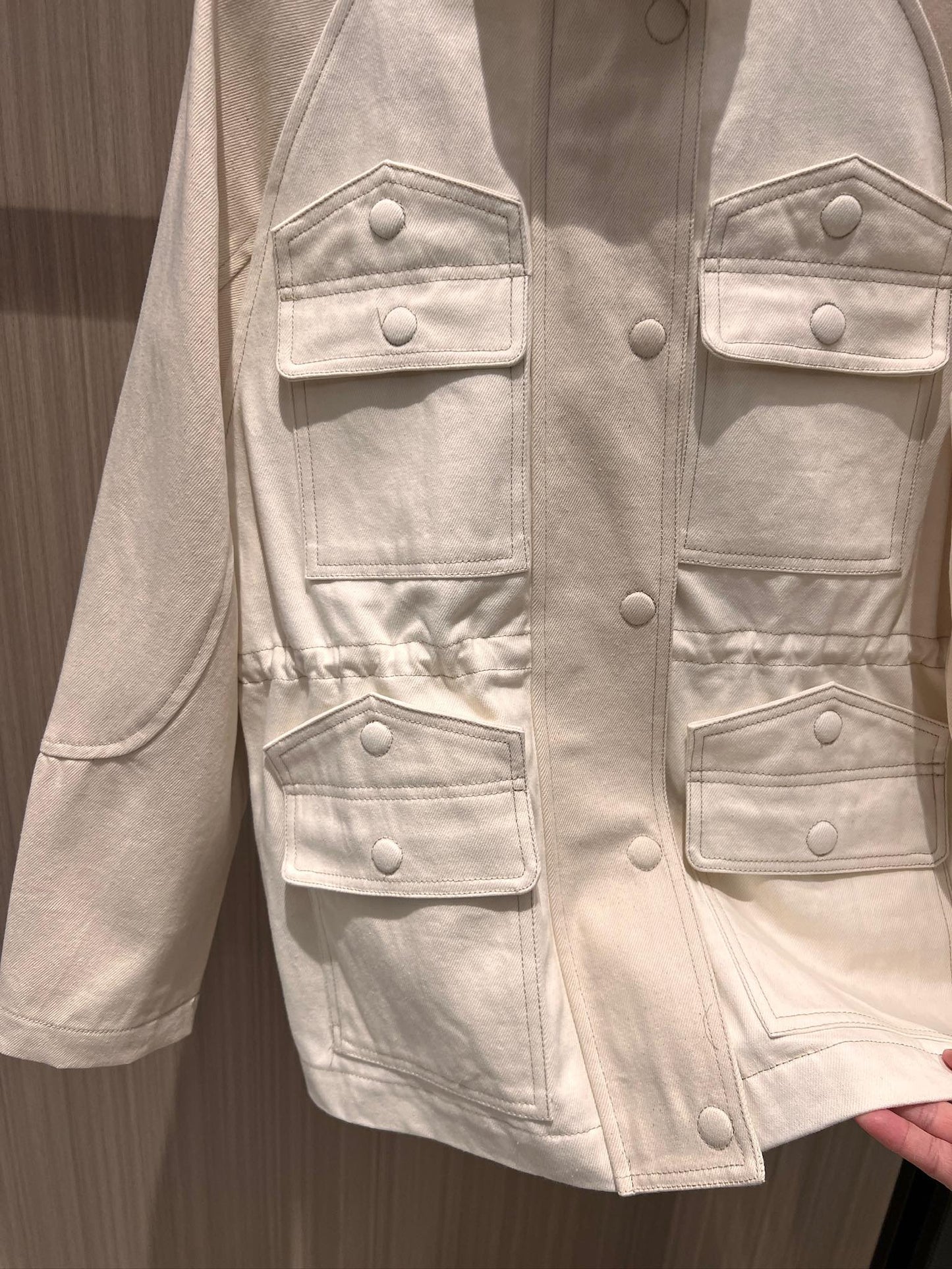 Workwear denim jacket suit