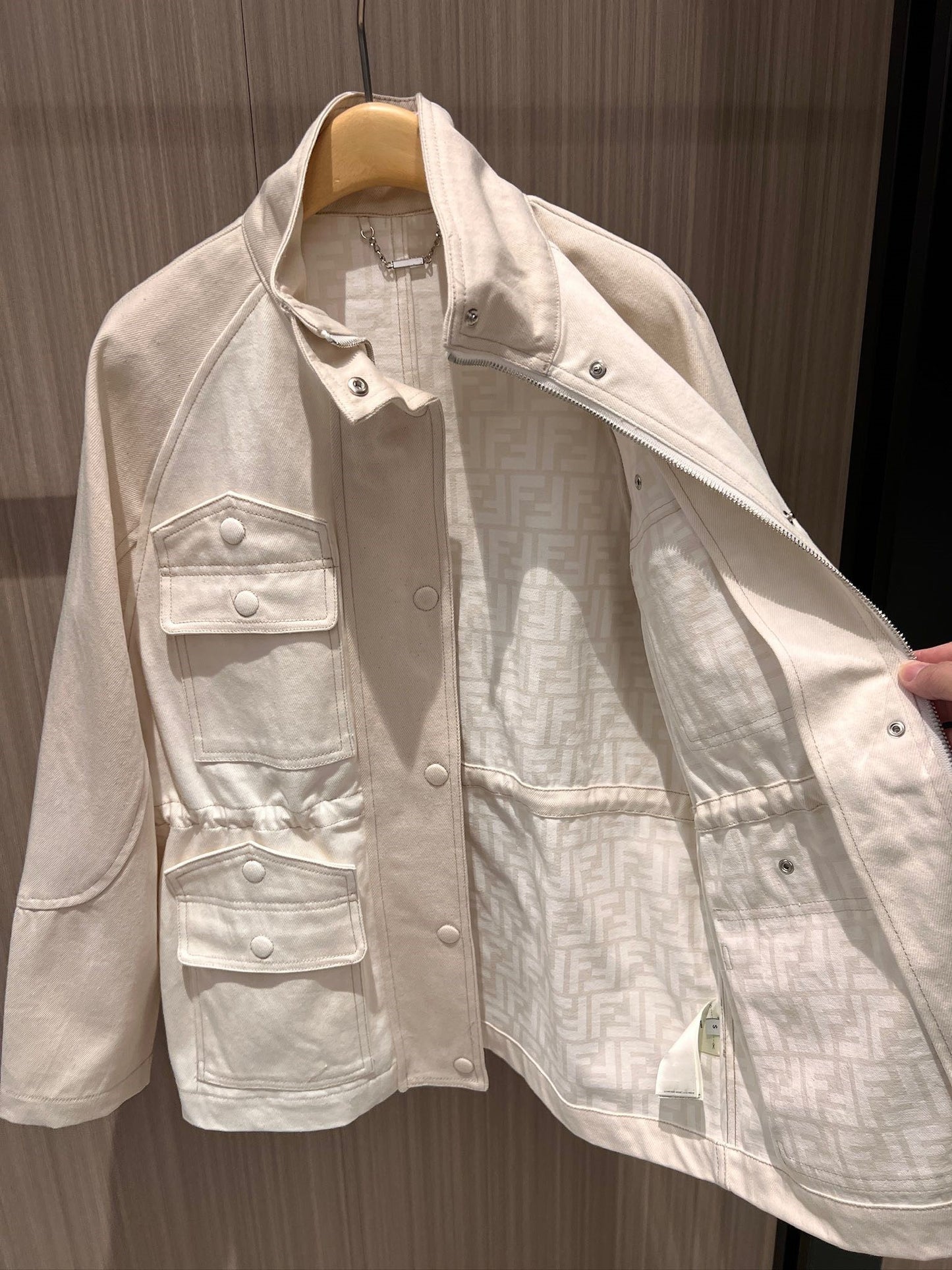 Workwear denim jacket suit