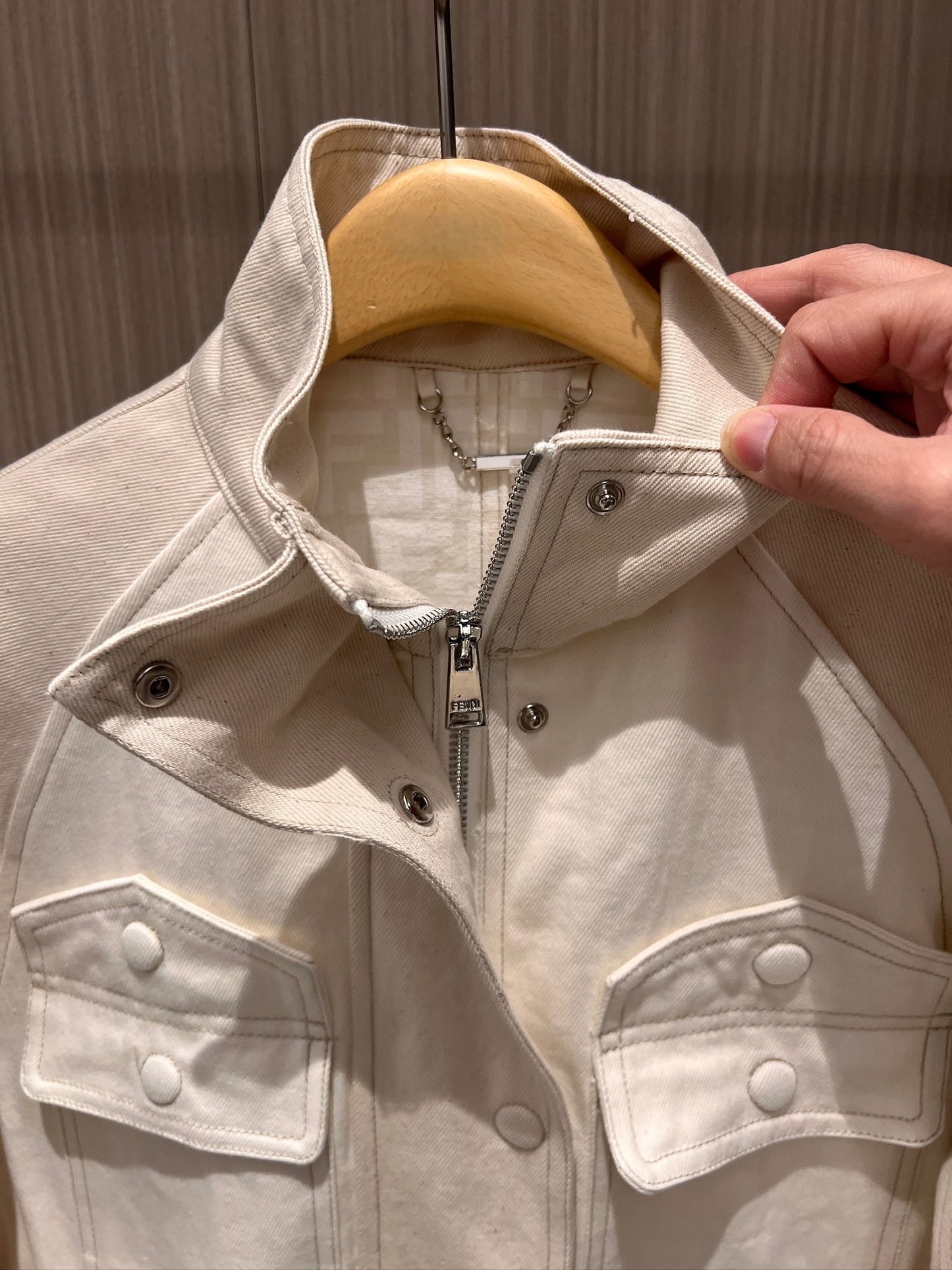 Workwear denim jacket suit