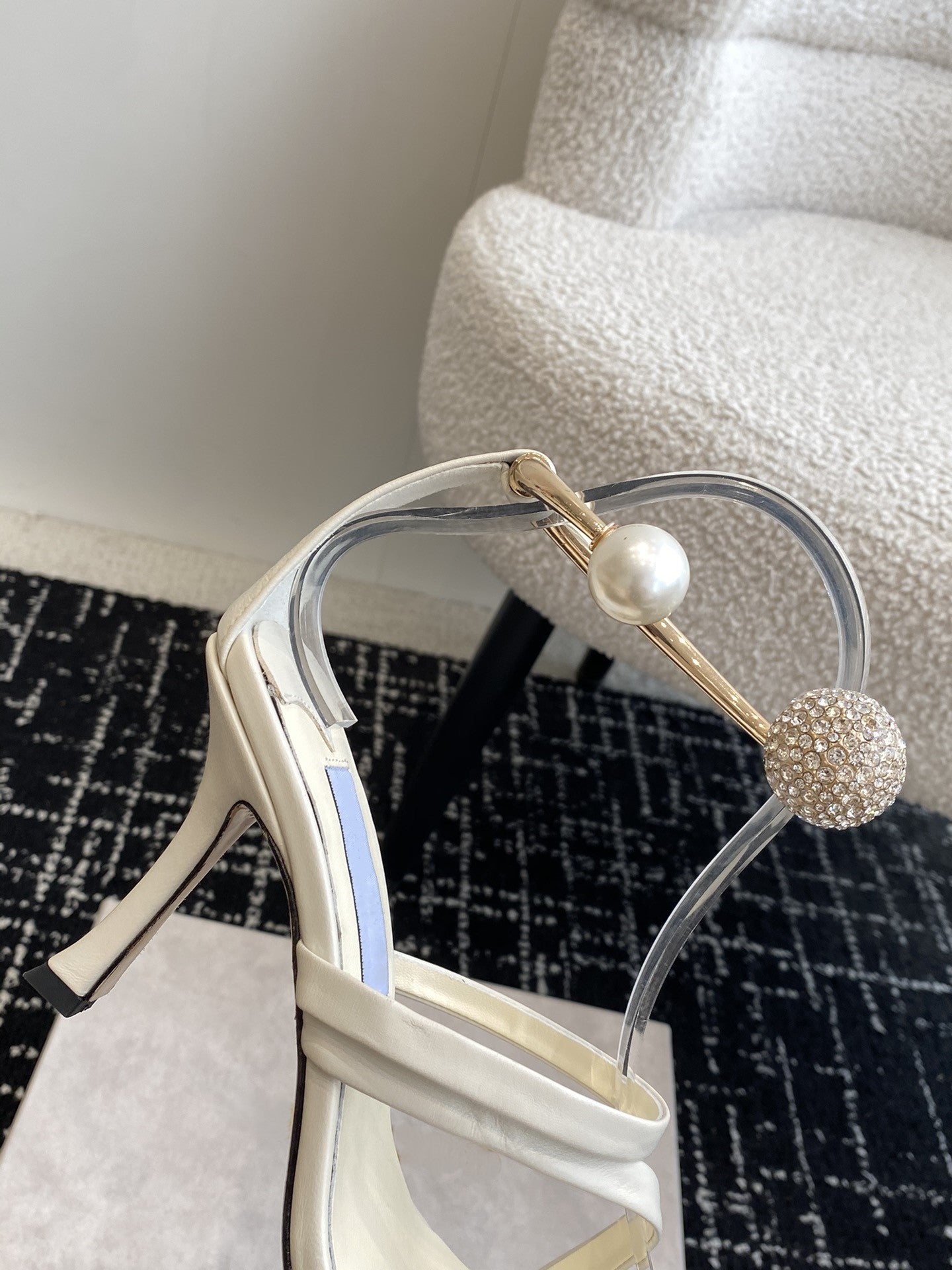 Square Toe Stiletto Sandals